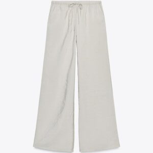 Zara White Color Women Palazzo Size Xl