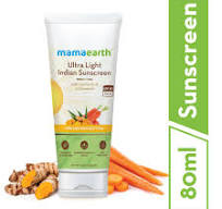 Mamaearth Ultra Light Indian Sunscreen 80 Ml