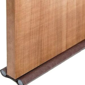 Door Stopper Durable Door Sealing Strip Guard Door Mounted Door Stopper Brown Color Set Of 6