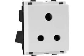 Orient 6A 3 Pin Shuttered Socket White For Electric Fittings Pack Of 10