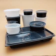 Plastic Food Container Capacity 250 Ml Pack Of 100