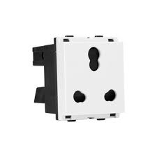 Orient 6A 3 Pin Shuttered Socket White For Electric Fittings Pack Of 10