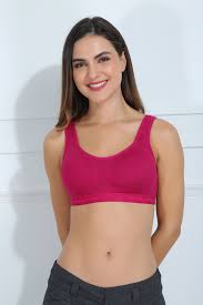 Shadow Women Sports Bra Pink Colour Size 40