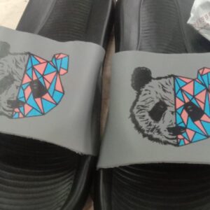 Black And Grey Color Flip Flops For Men Size 42