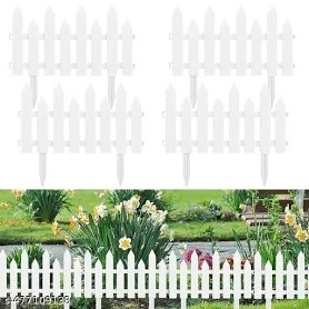 White Plastic Foldable Fence For Outdoor Garden