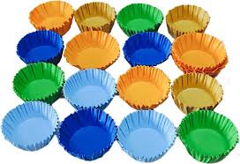 Small Paper Dona Bowl Cups Disposable For Prasad Peda Laddu Muffins Cupcakes Aprox 150Pc
