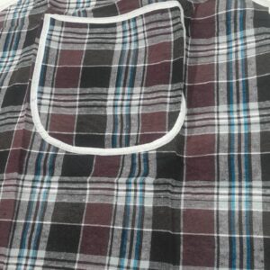 Checked Apron For Womens Brown