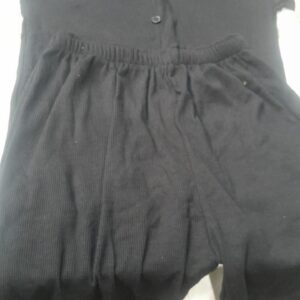 Womens Top With Shorts Black Size S