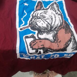 Kyubey Mens Printed T Shirt Maroon Size L