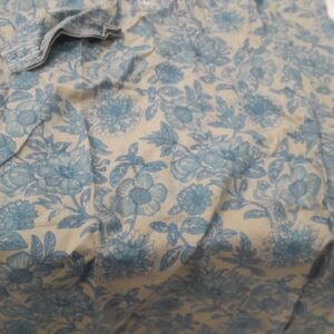 Womens Printed Kurta Size M Blue