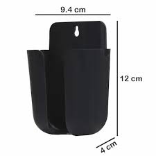 Wall Mount Mobile Holder Plastic Black