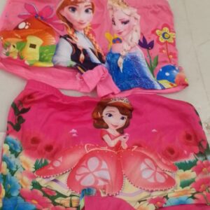 Pink Printed Shorts For Kids Size 1 To 2 Year Pack Of 2