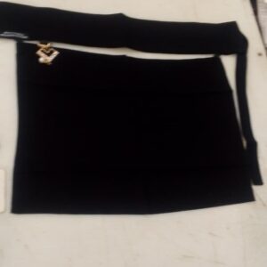 Black Islamic Mask Plain Black Short Niqab For Women