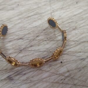 Golden And Grey Color Women Designer Bracelet