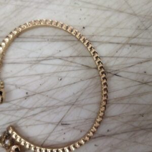 Golden Color Ghungroo Bracelet For W