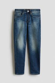 Hm Blue Relaxed Tapered Fit Jeans Size 14Y Plus
