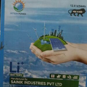 Sainik 12Point8V 54Ah Solar Battery