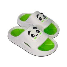 Kids Panda Design Slipper Comfortable Indoor Or Outdoor Cartoon Character Slippers Size 27