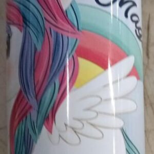 Unicorn Be Unique Printed Water Bottle For Girls Sister Kids Aluminium Sipper Water Bottle 600Ml