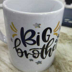 White Color Printed Coffee Mug
