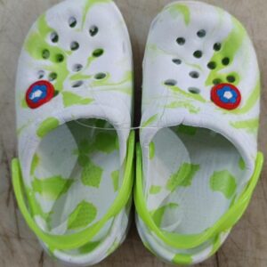 Stylish Clog Shoes For Boys Girls Colour Green Size 28