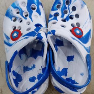 Stylish Clog Shoes For Boys Girls Colour Blue White Size 27