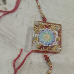 Red And Gold Magnet Rakhi