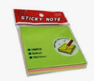 Sticky Notes 100 Pcs Multi