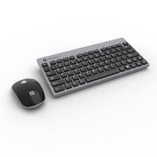 Portronics Grey Color Key2 Combo Wireless Keyboard Por 374 With Mouse