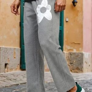 Shein Grey Color Printed Men Trouser Size 28