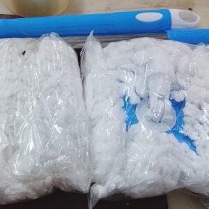 Blue Stainless Steel Mop Rod Stick With 1 Refill