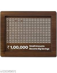 Wooden Piggy Bank For Kids Adults Smart Money