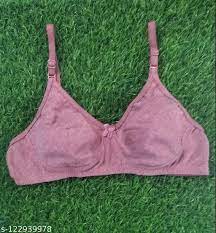 Dusty Pink Color Non Padded Bra For Women Size 36