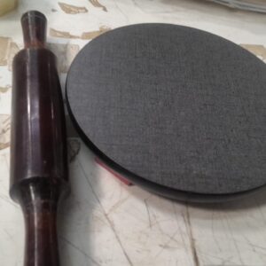 Wooden Rolling Board And Pin Brown