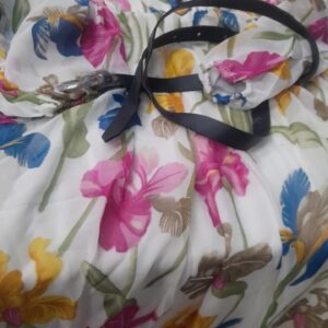 Womens Dress White Printed Size Xl