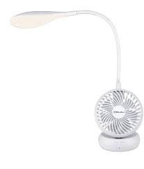 Bajaj Airlight 85Mm Personal Rechargeable Fan With 8 W Table Fan 360Degree Table Lamp