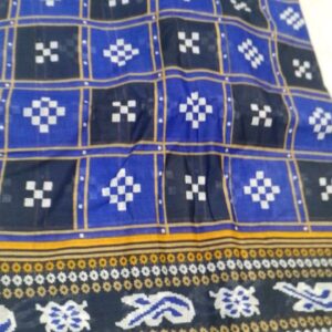 Blue Printed Saree For Women