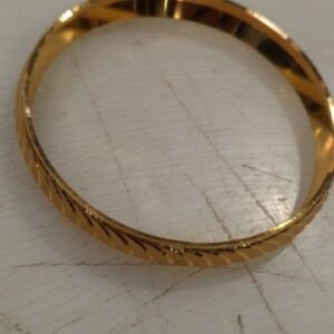 Gold Plated Kada For Men Size 2 Point 8