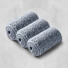 Microfiber Cloth Spray Mop Pads Without Stick Grey 3 Pcs