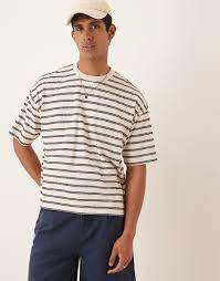 Togs And Terre T Shirt For Men White With Black Size Xs