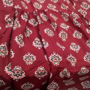 Womens Printed Top Maroon Size 38