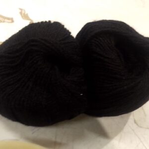 Wool 3 Play Roll Black Pack Of 2