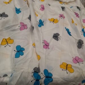 Womens Printed Dress White Size Xxl