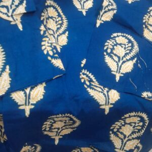 Womens Printed Short Kurta Size S Blue