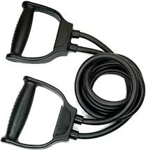 Black Double Toning Resistance Tube Pull Rope