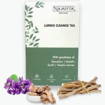 Namitha Lungs Cleanse Herbal Tea Bags 25 Tea Bags