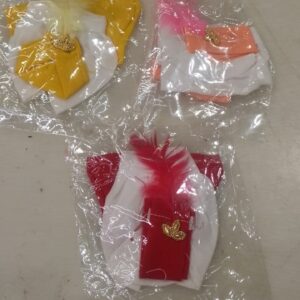 Multicolor Laddu Gopal Dress Pack Of 3 Size 2