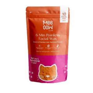 Meeow Club 6 Min Painless Facial Wax Powder For Women 50Gm