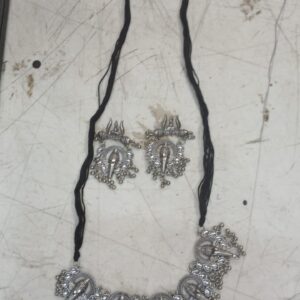 Tanlooms Vasant Panchami Maha Shivaratri Special Oxidized Jewellery Set Girls Women