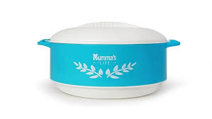 MummaS Life Casserole Storage Container 1 Piece Plastic 3800Ml Blue Colour